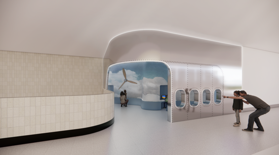 Render of Adelaide Airport International Playspace