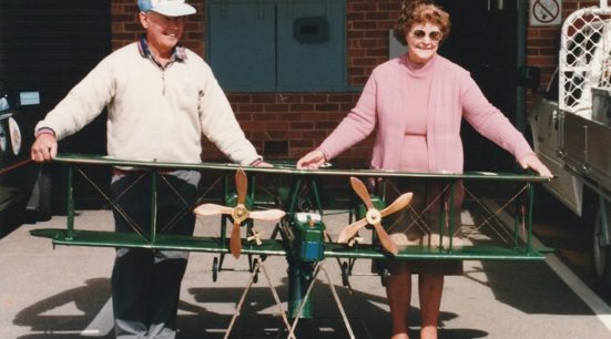 Couple with Vimy Model