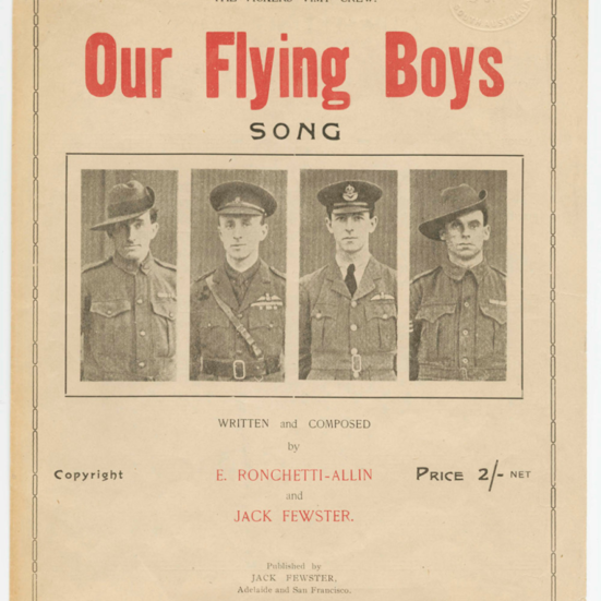 Our Flying Boys music cover