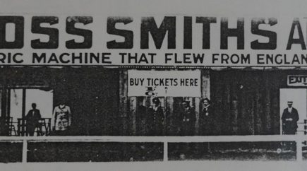 News paper cut out of sir ross smith 