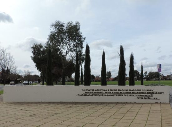 memorial plaque wall