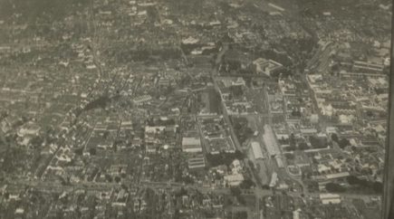Bird eye view of landscape