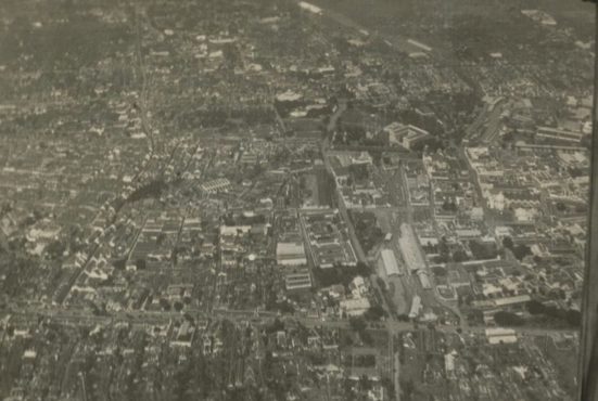 Bird eye view of landscape