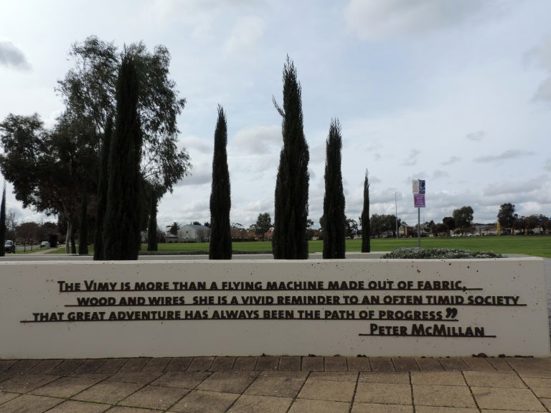 memorial plaque wall
