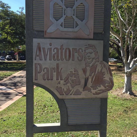  Aviators Park Plaque
