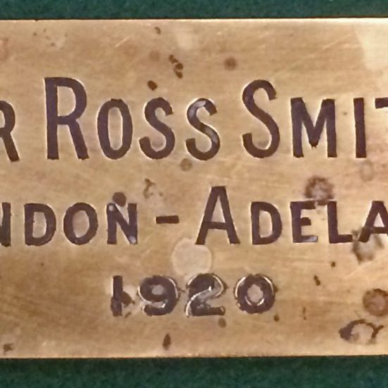 Sir Ross Smith plaque