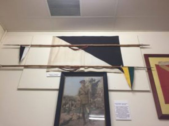 The original 3rd Light Horse Headquarters Flag.