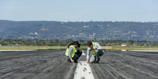 team of workers on a construction site