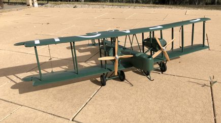 Peter Hill’s remote-controlled Vimy