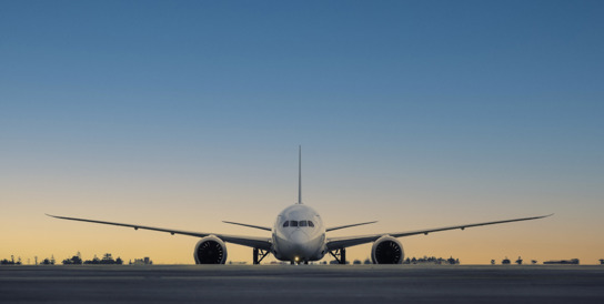 Plane on tarmac