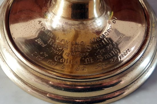 Brass lecturn base