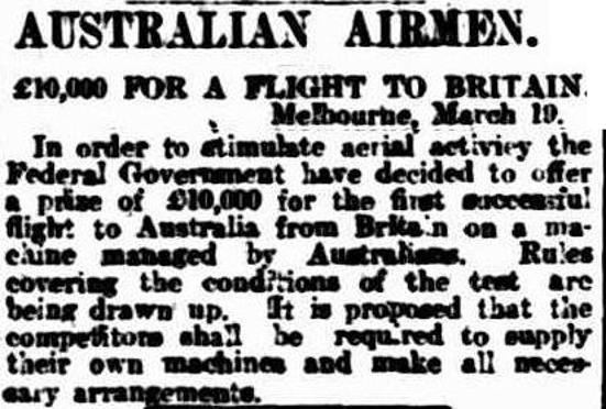 The Australian great air race