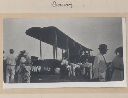 Photo of Vimy landed in Darwin 