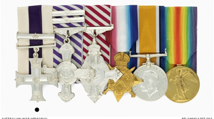 Ross Smith’s medals