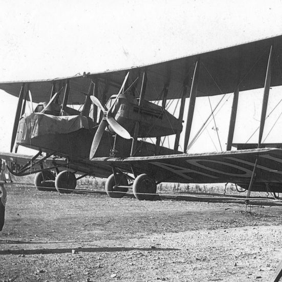 Arrival of the Vickers Vimy at Northfield – Ron Dearing
