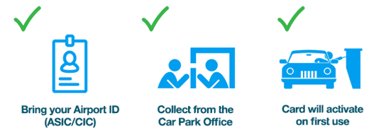 Collecting your access card instructions