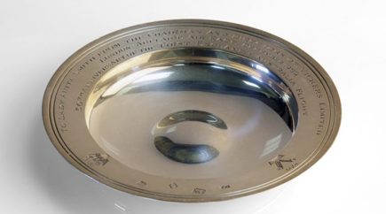 50th Anniversary Silver Dish