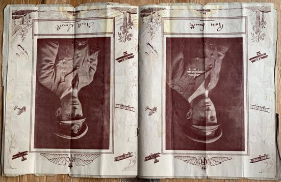 Booklet upside down
