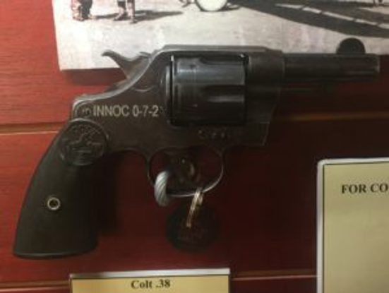 Ross Smith’s Colt .38 revolver.