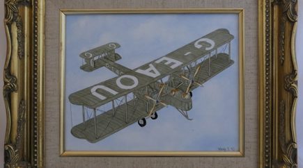 Painting on glass – Wendy Robertson