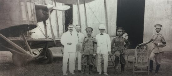 The Vimy crew landed at Bangkok’s Don Muang airport