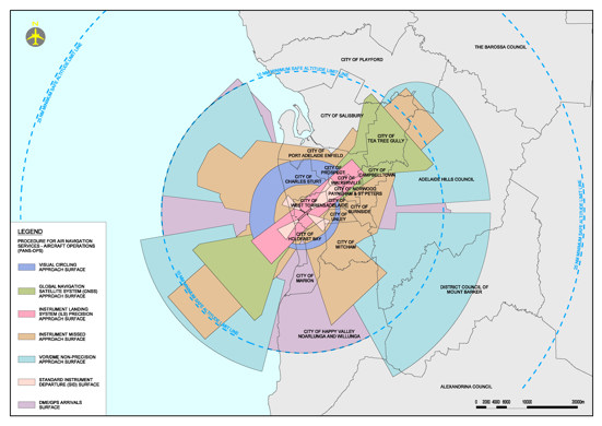 PAN Ops Diagram for Adelaide Airport