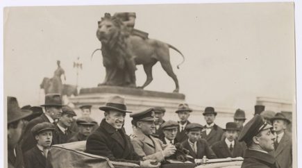 Ross and Keith leaving Buckingham Palace